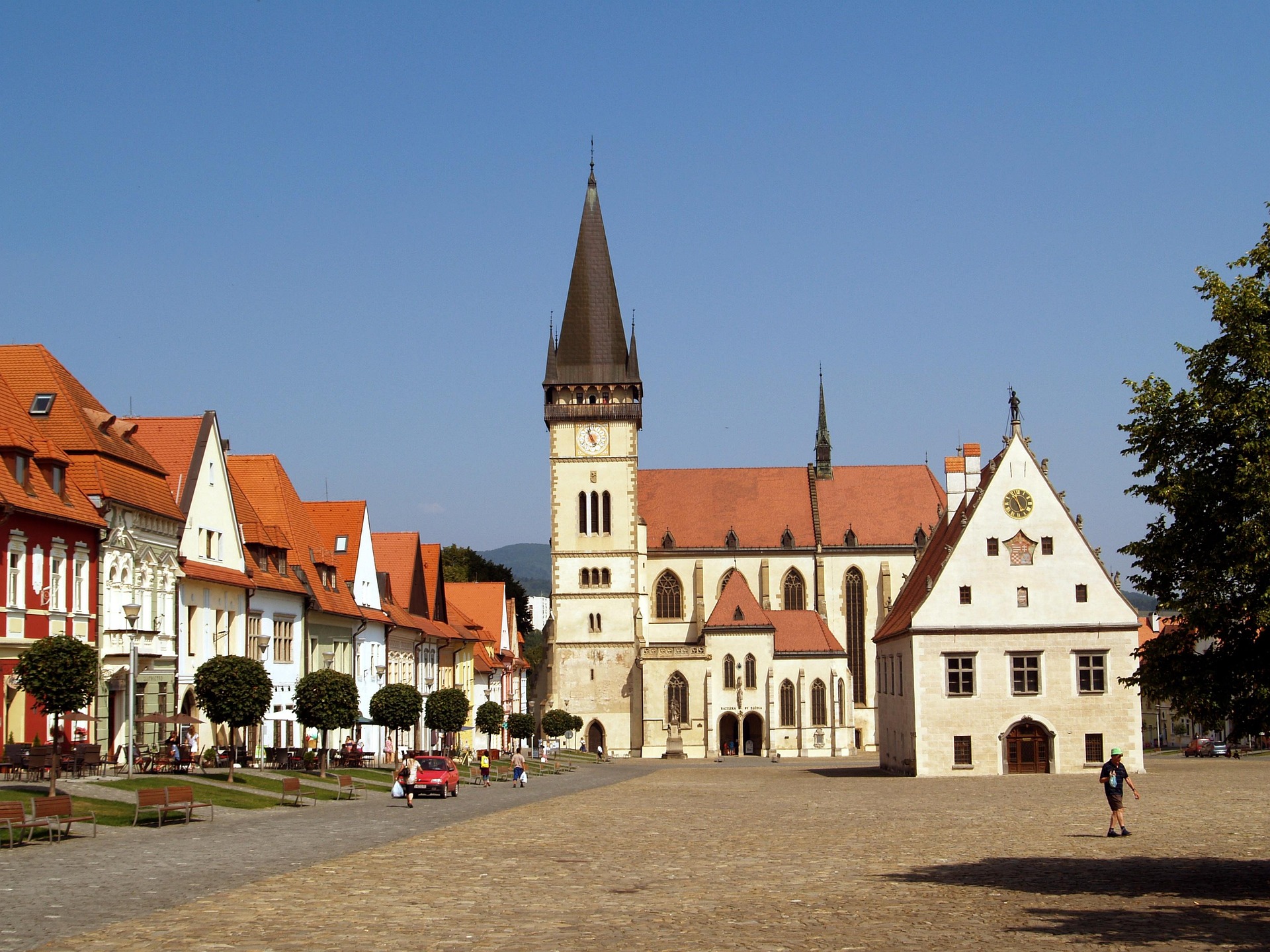 City view of Bardejov, Slovakia