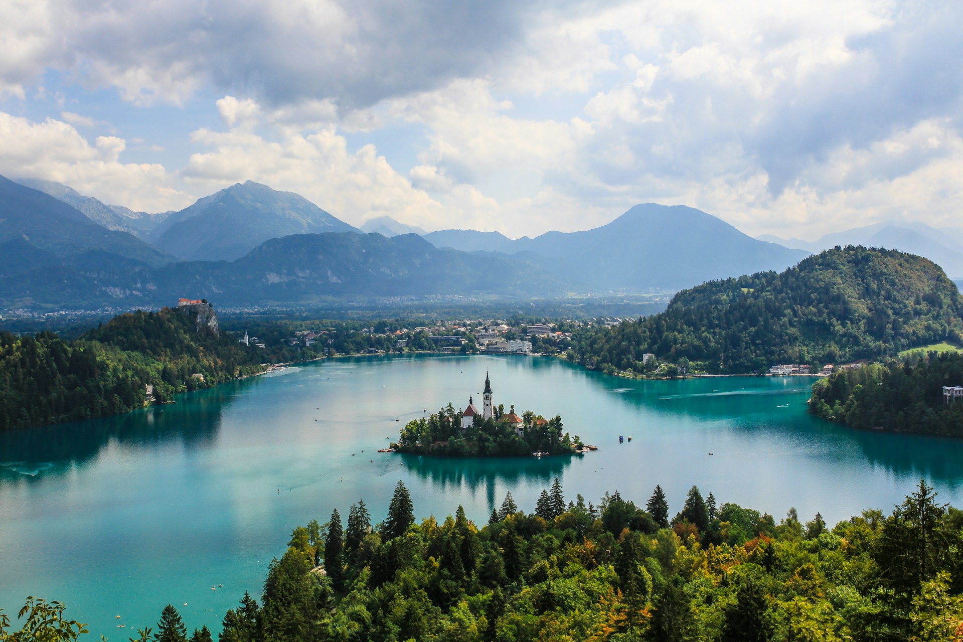 City view of Bled, Slovenia