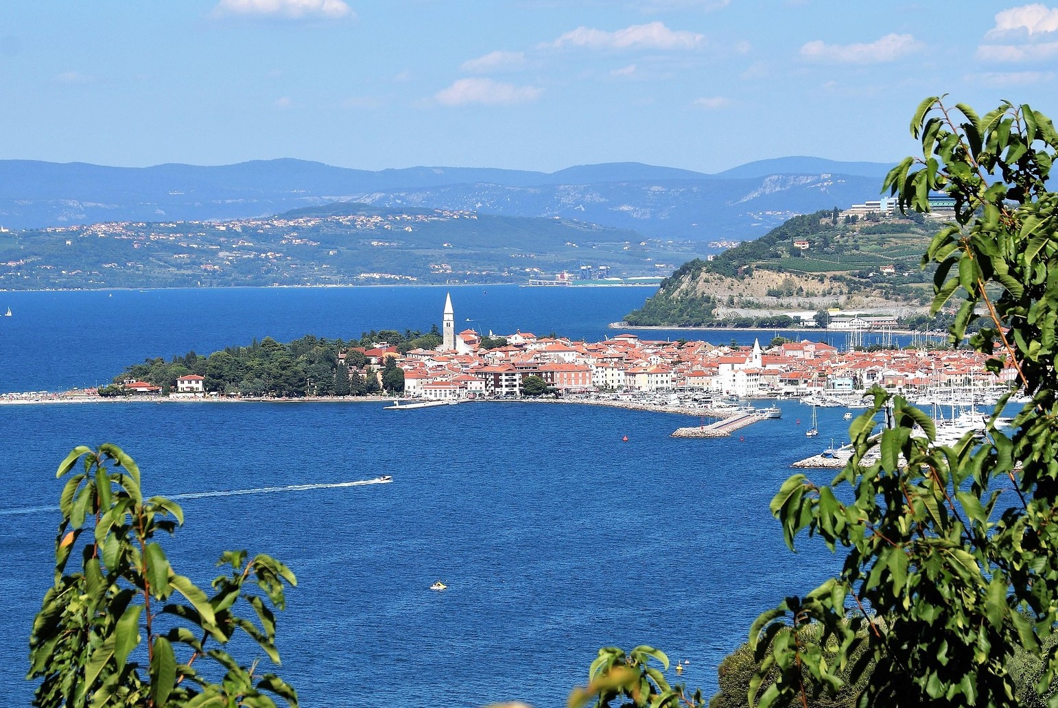 City view of Izola, Slovenia