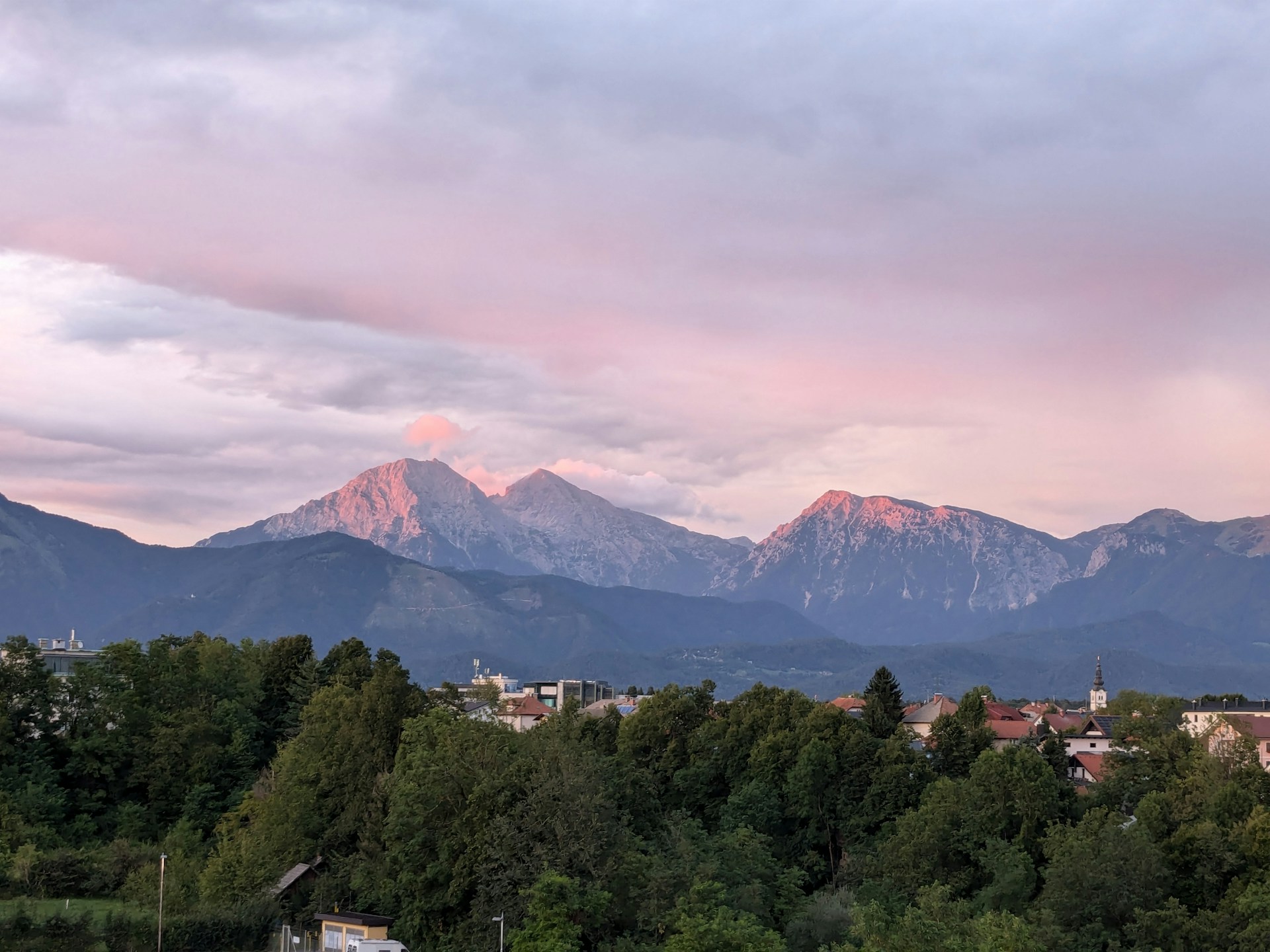 City view of Kranj, Slovenia