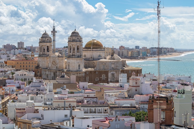 City view of Cadiz, Spain