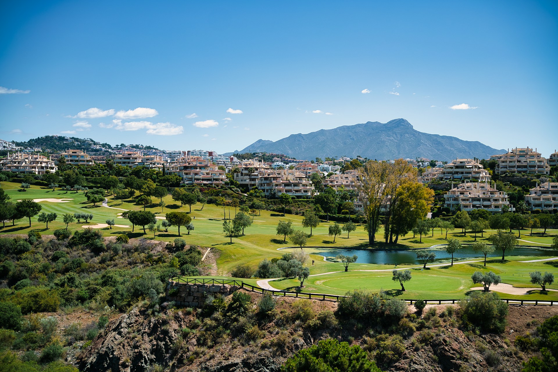 City view of Marbella, Spain