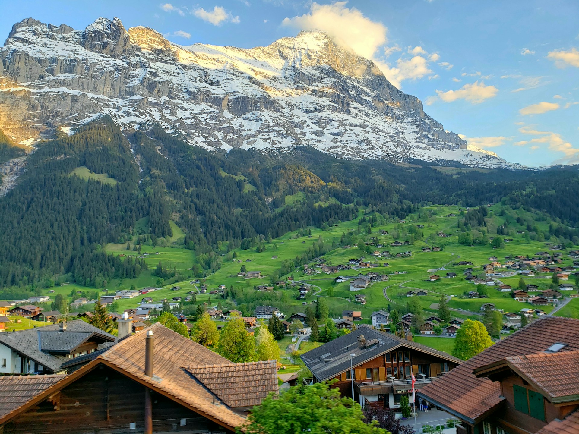 City view of Grindelwald, Switzerland