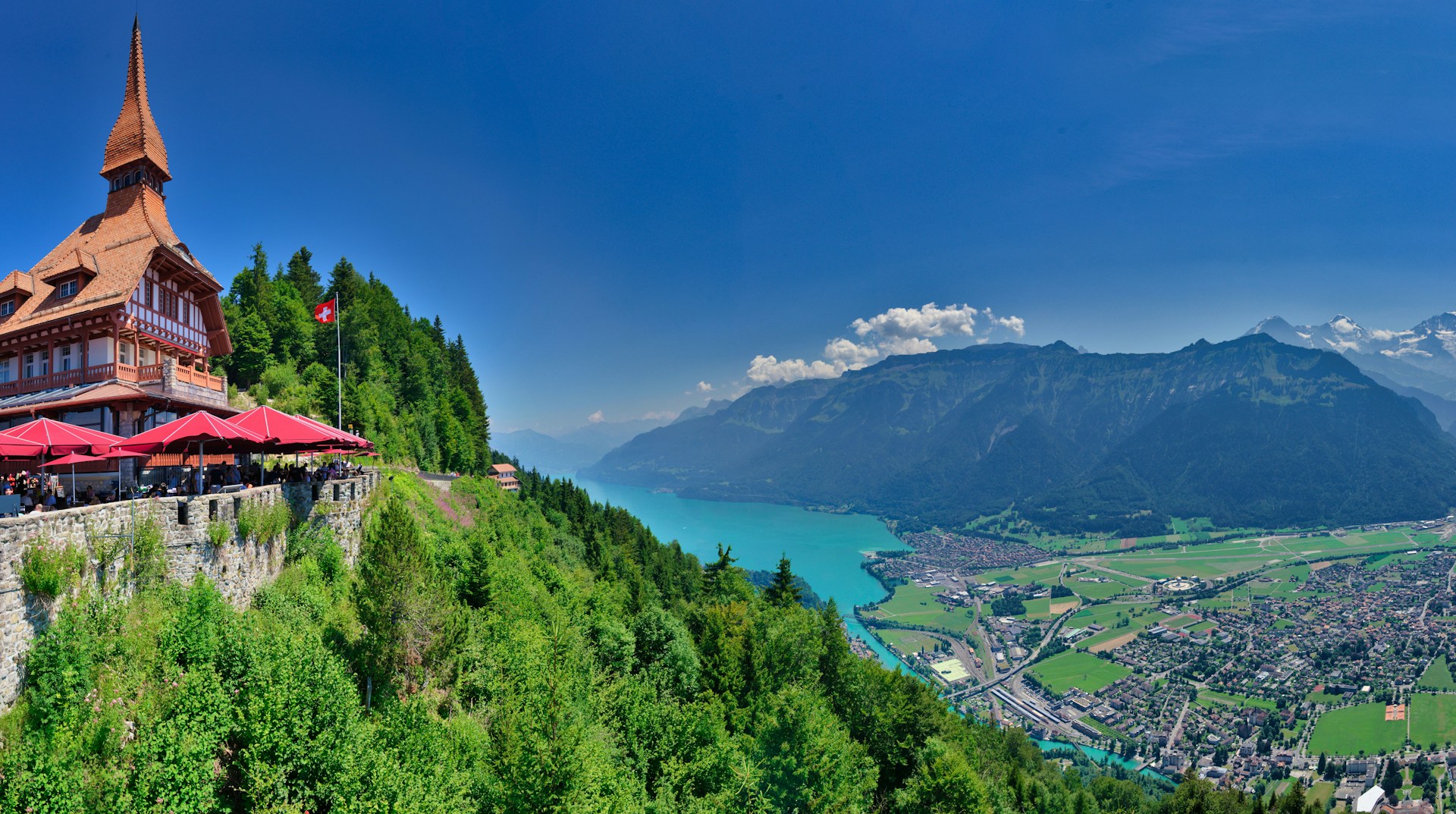 City view of Interlaken, Switzerland