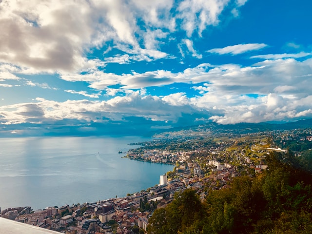 City view of Montreux, Switzerland