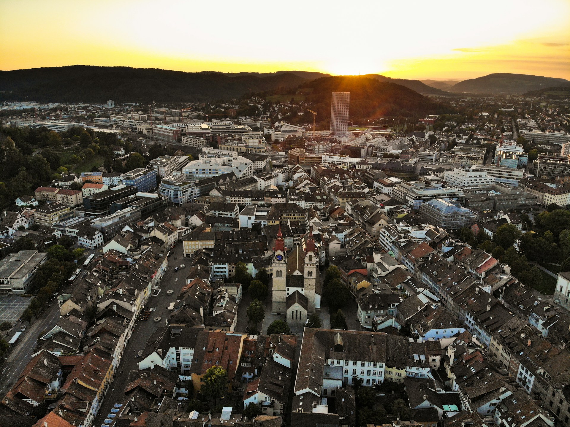 City view of Winterthur, Switzerland
