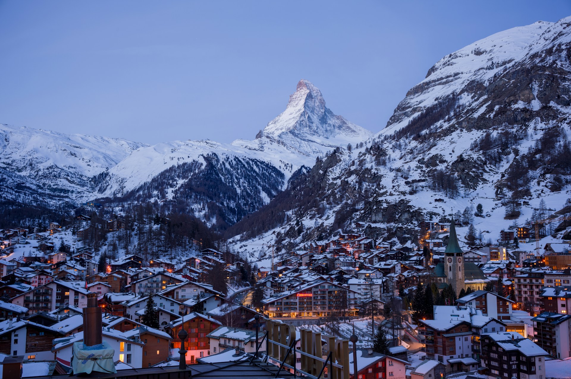City view of Zermatt, Switzerland