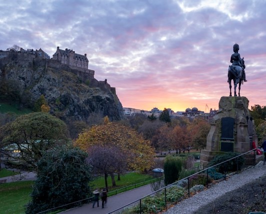 City view of Edinburgh, United Kingdom